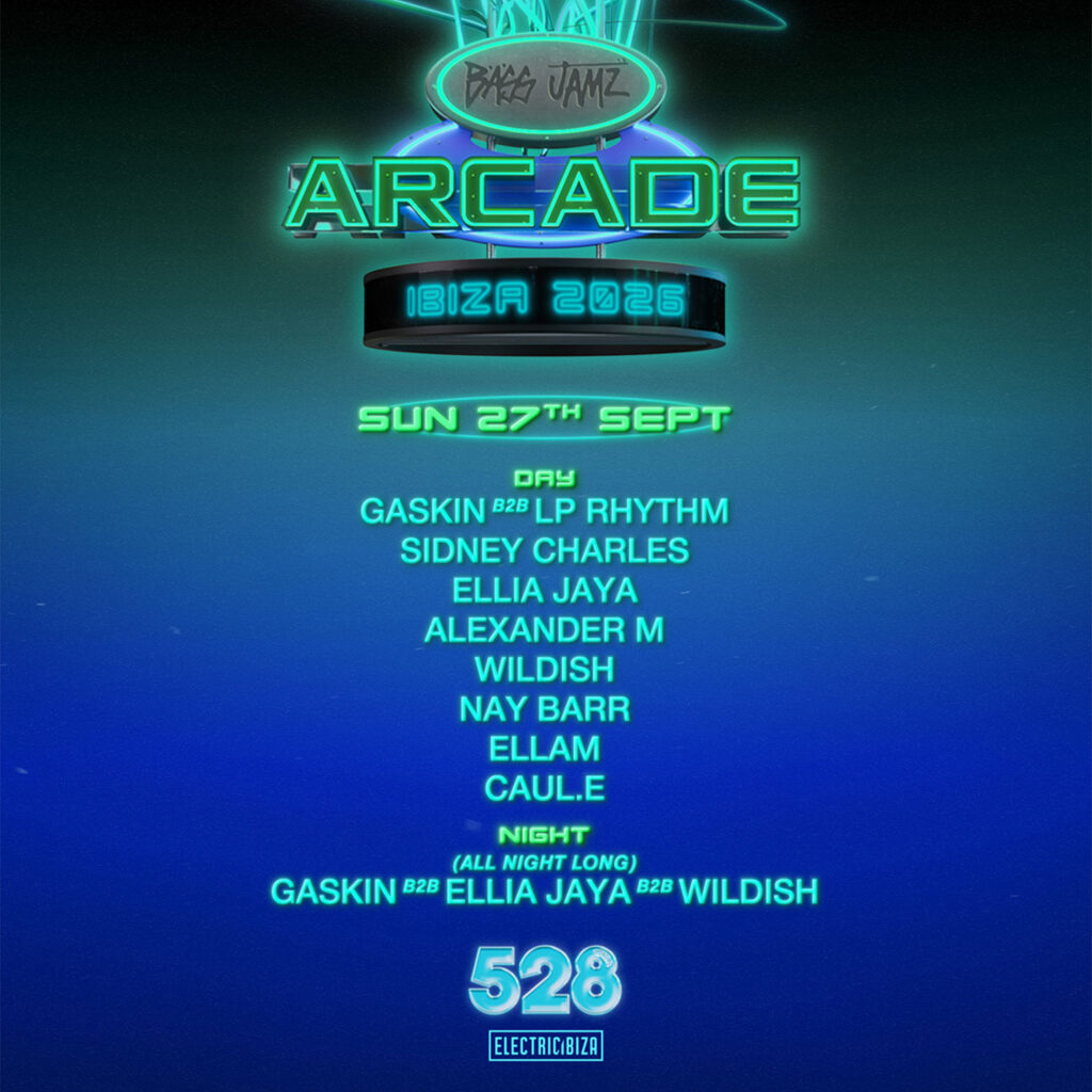 Bass Jamz Arcade - 27th September 2026 528 Ibiza